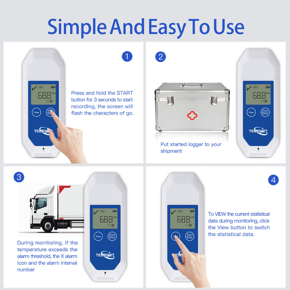 Temp Log-TH Multi Use Use Temperature and humidity Data Logger