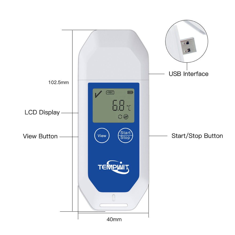 Temp Log-T Multi Use Temperature Data Logger