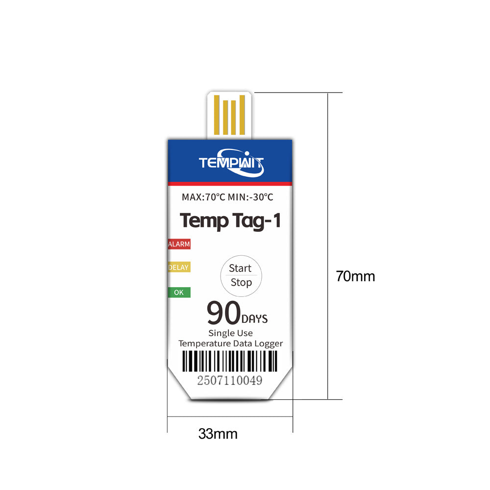 Temp Tag-1 Single Use Temperature Data Logger