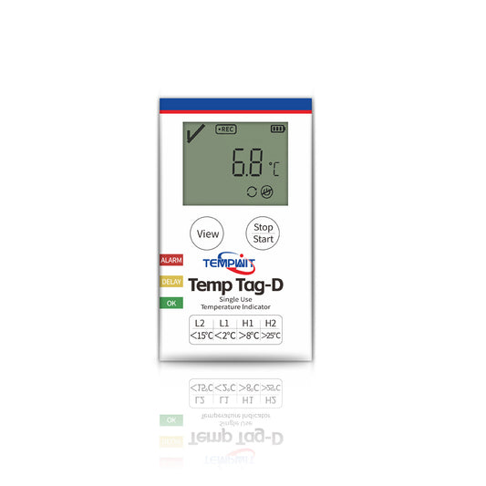 Temp Tag-D Single Use Temperature Indicator