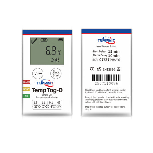 Temp Tag-D Single Use Temperature Indicator
