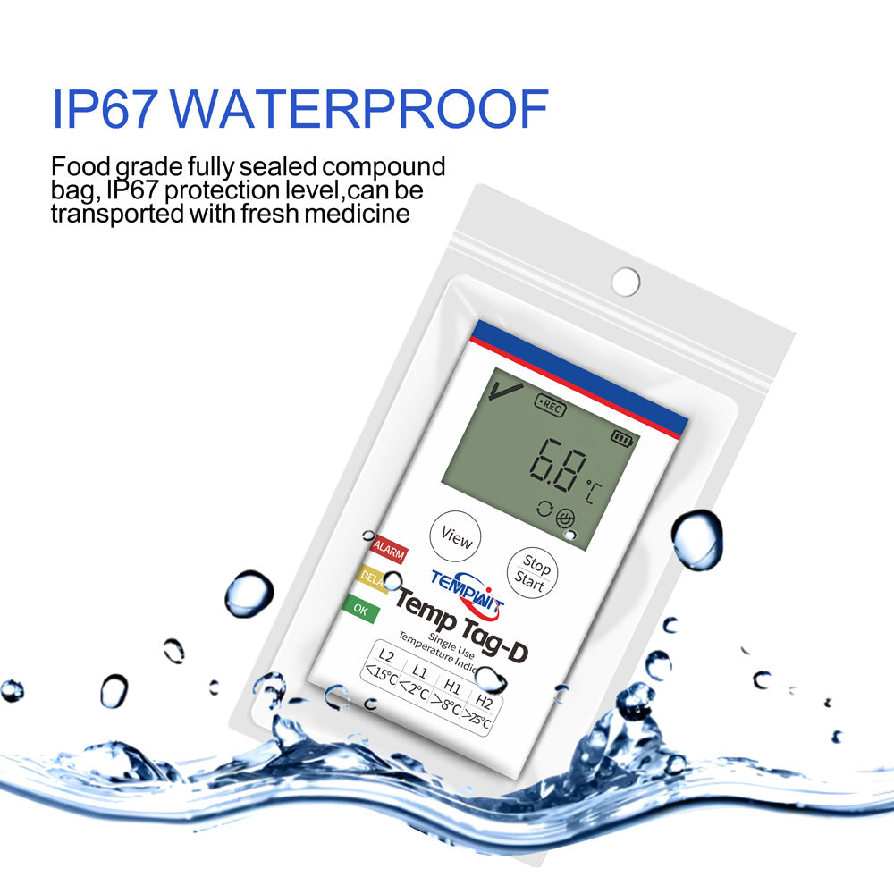Temp Tag-D Single Use Temperature Indicator