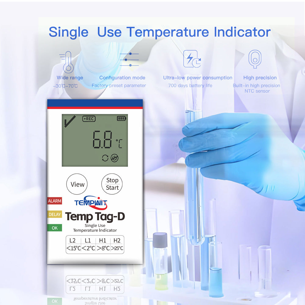 Temp Tag-D Single Use Temperature Indicator
