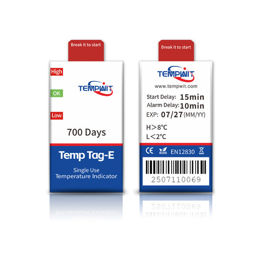 Temp Tag-E Single Use Temperature Indicator