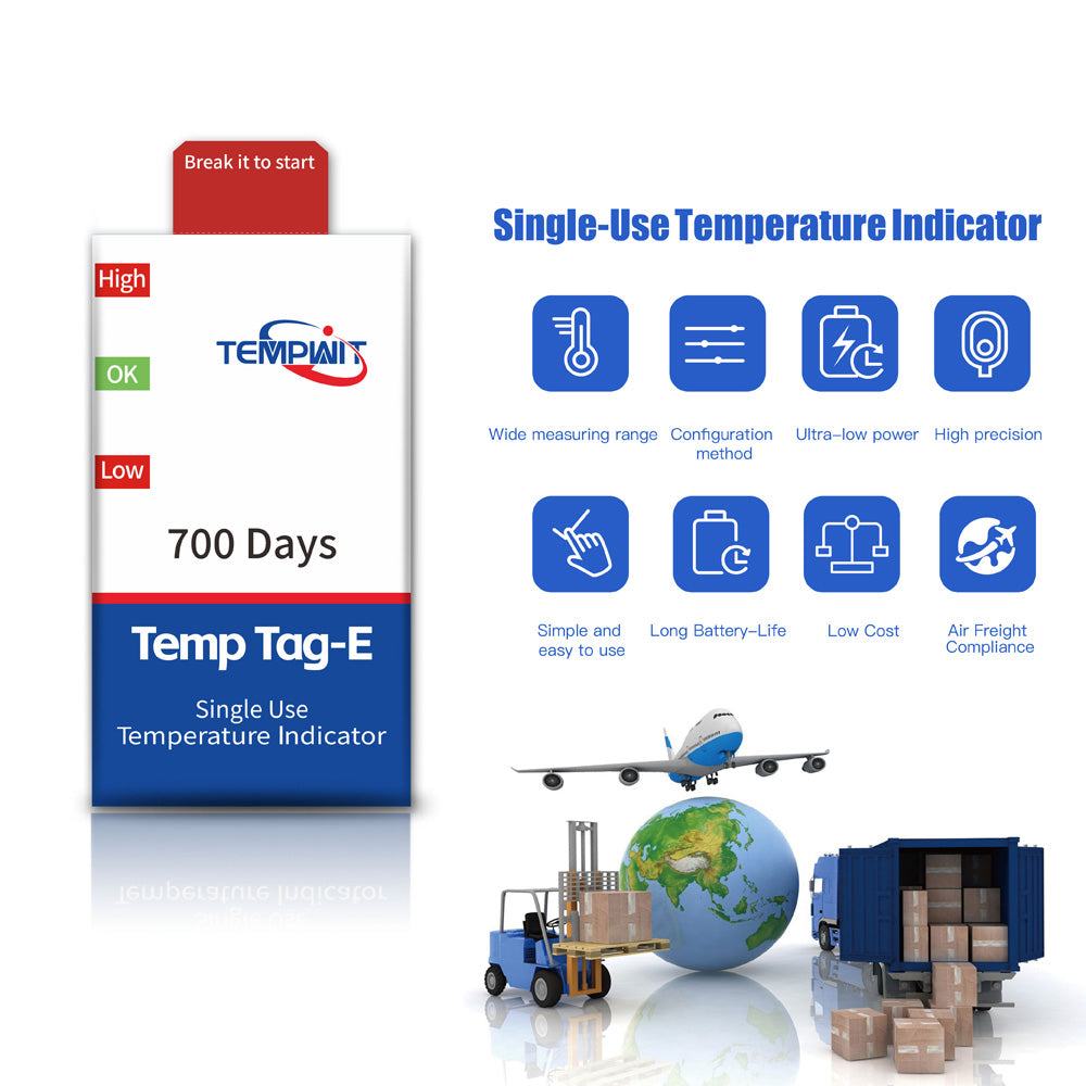 Temp Tag-E Single Use Temperature Indicator
