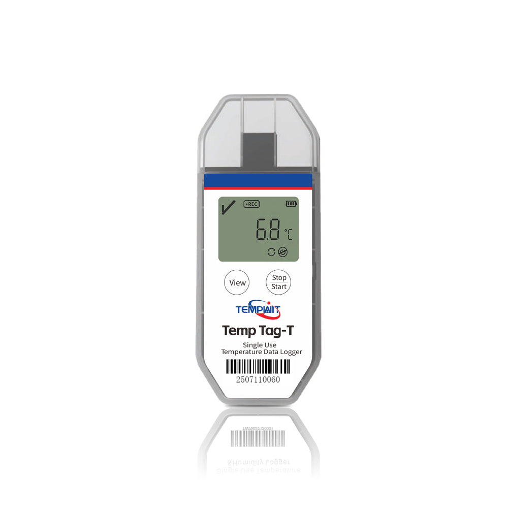 Temp Tag-T Programmable Single Use Temperature Data Logger with LCD display