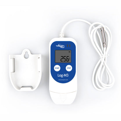 Tempwit Log-M3 Reuseable Temperature and Humidity Data Logger with external sensor