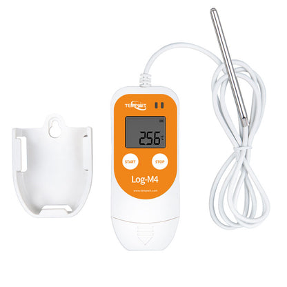 Registrador de datos de temperatura reutilizable Tempwit Log-M4 con sensor externo