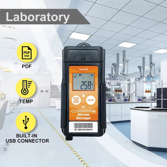 USB Temperature Data Logger for Dry Ice