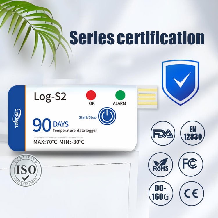 Registrador de datos de temperatura de un solo uso Tempwit Log-S2