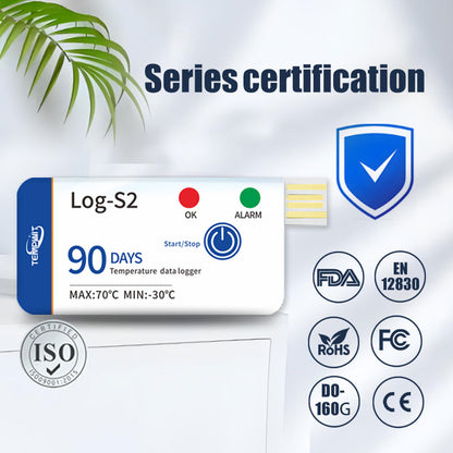 Registrador de datos de temperatura de un solo uso Tempwit Log-S2