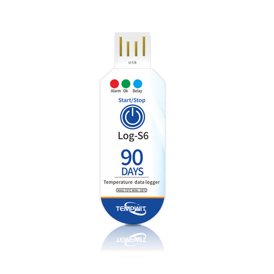 Tempwit Log-S6 Single Use Temperature Data Logger