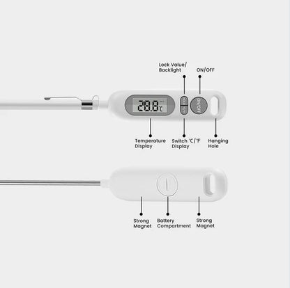 Temp M01 Waterproof Thermometer with LCD display for Food
