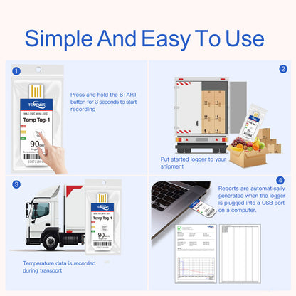 Temp Tag-1 Single Use Temperature Data Logger