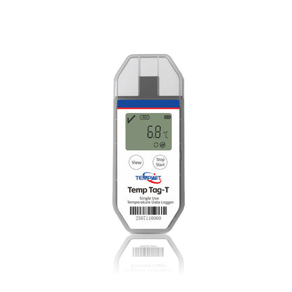 Temp Tag-T Programmable Single Use Temperature Data Logger with LCD display