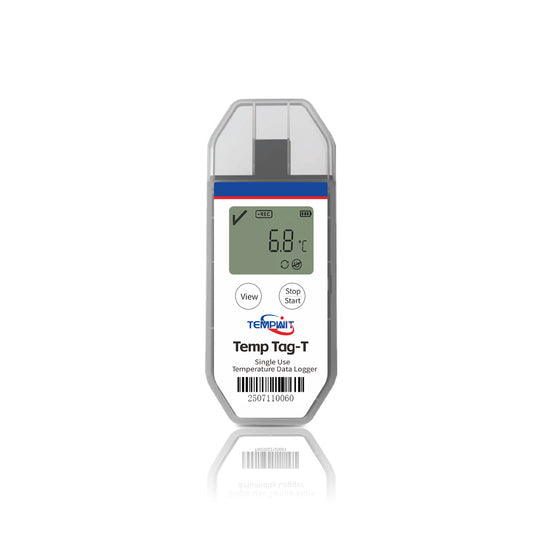 Temp Tag-T Programmable Single Use Temperature Data Logger with LCD display