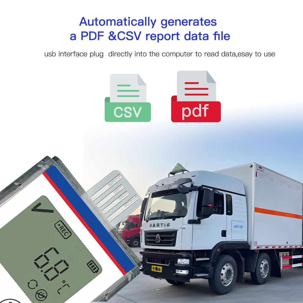 Temp Tag-T Programmable Single Use Temperature Data Logger with LCD display