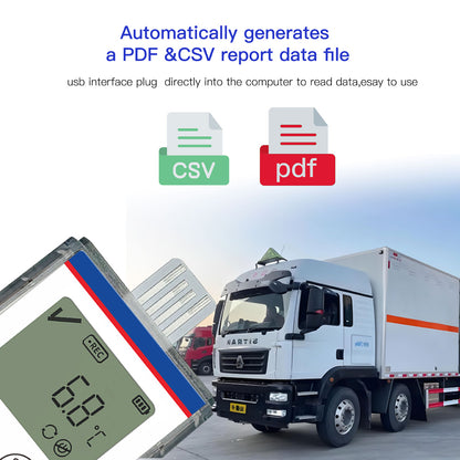 Temp Tag-T Programmable Single Use Temperature Data Logger with LCD display