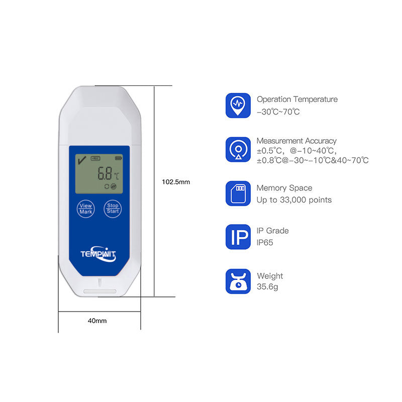Temp Log-T Multi Use Temperature Data Logger