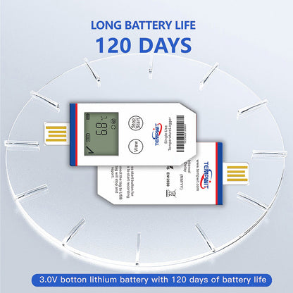 Temp Tag-1D Single Use Temperature Data Logger with LCD display