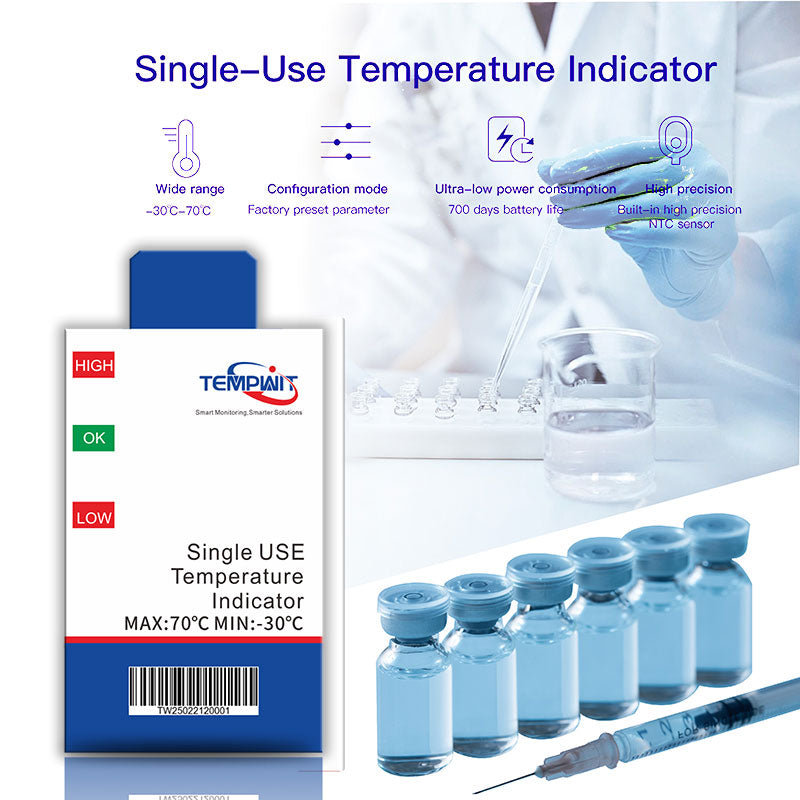 Temp Tag-E Single Use Temperature Indicator
